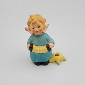 Hummel Cherub Candle Holder